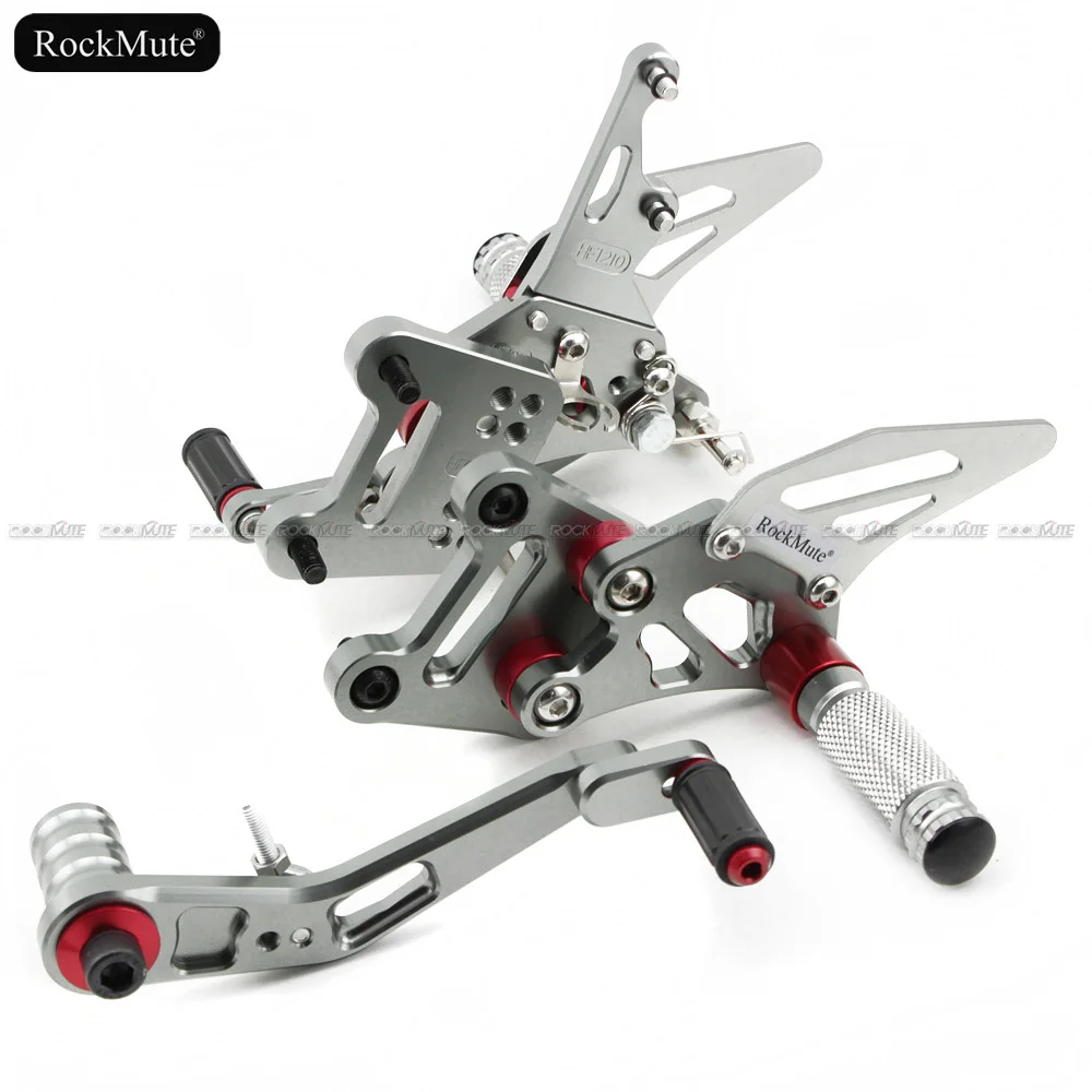 Мотоцикл Rearsets для Suzuki GSX R GSXR 1000 2017 2018 CNC регулируемая подножка подножки рычаг