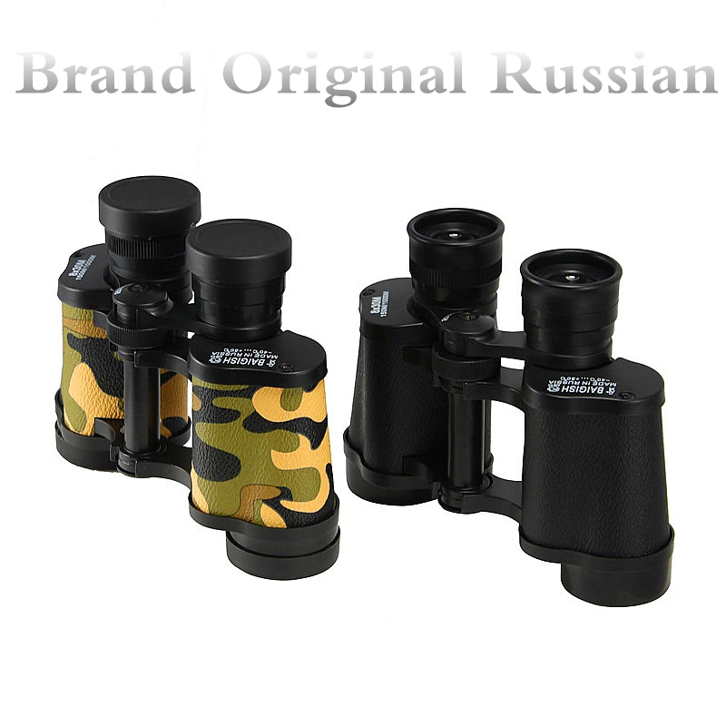 Baigish Русский Бинокль 8x30 профессиональный военный телескоп Lll ночного видения Hd бинокль для охоты путешествия область Fmc объектив