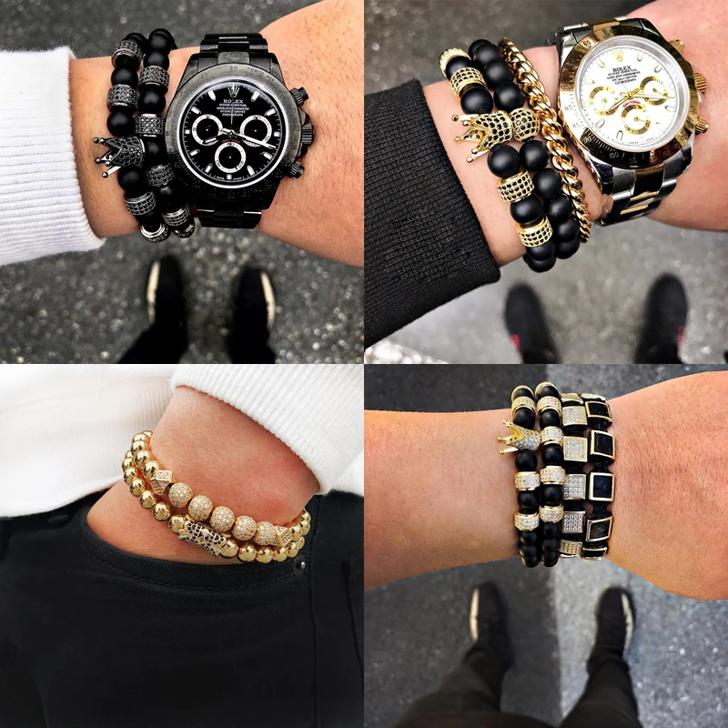 Ювелирные изделия для мужчин 2 шт./компл. хрустальный шар этнический ажурный