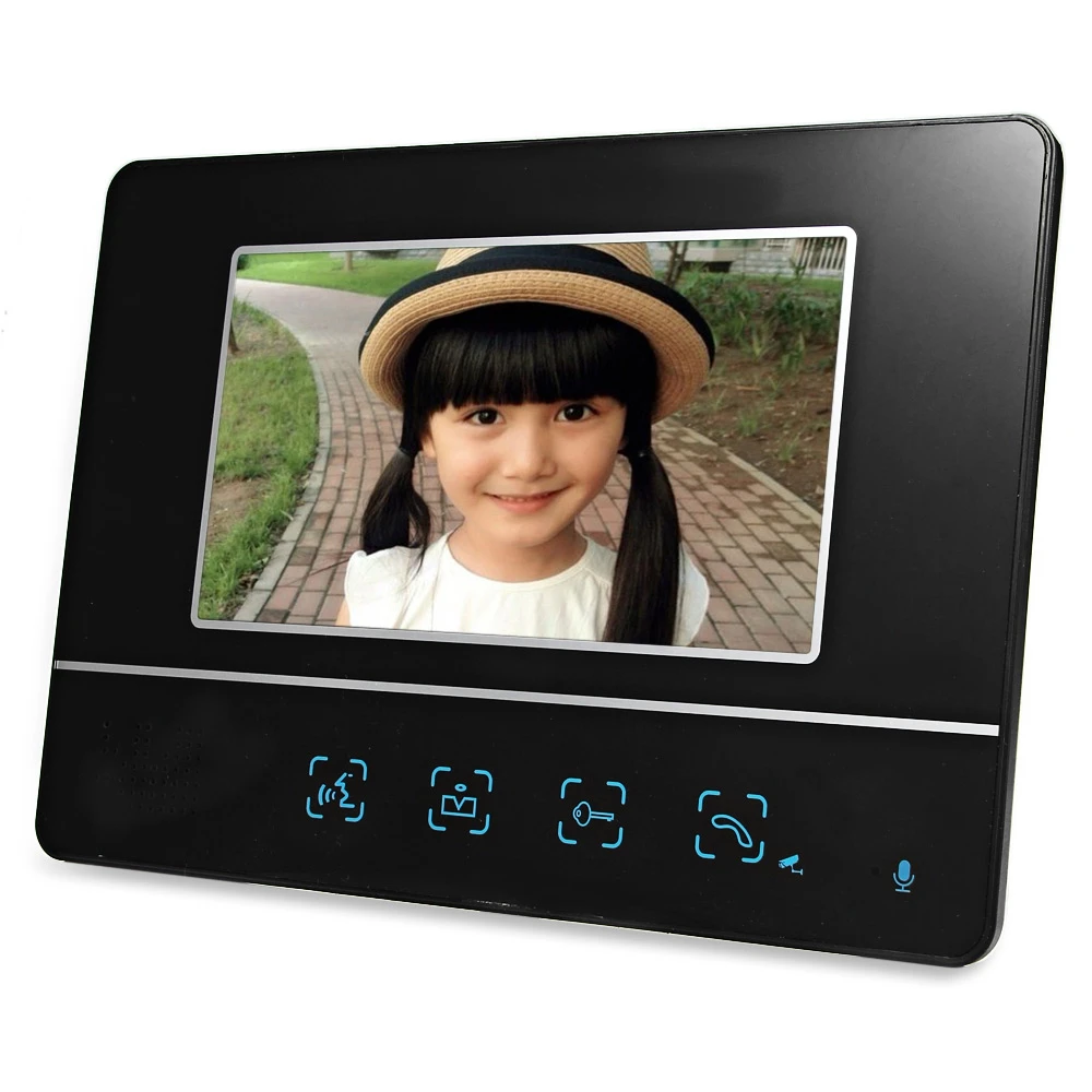 SY811MKB12 7 дюймов TFT экран Hands Free домофон дверной звонок Инфракрасные светодиоды в