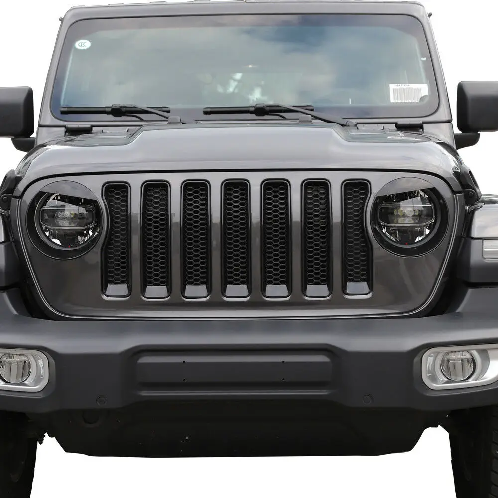 Новинка сетчатая Накладка на решетку передней решетки для JEE Wrangler JL Jeep 2018 |
