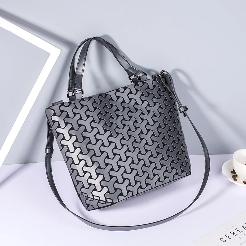 Женская сумка через плечо sac a пляжная с геометрическим рисунком большие