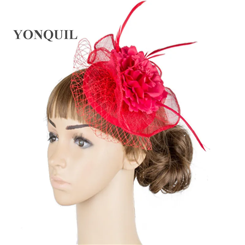 

Модные новые элегантные вуалетки с фатурой для невесты Свадебные аксессуары для волос женский праздничный головной убор для чайного мероп...