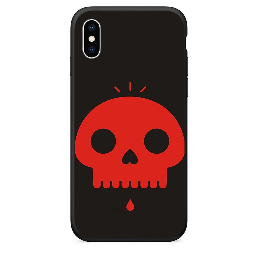 Warrior Soft TPU Cute Phone Case for cover iphone xs max Silicone Back Cover 6s plus se cases |