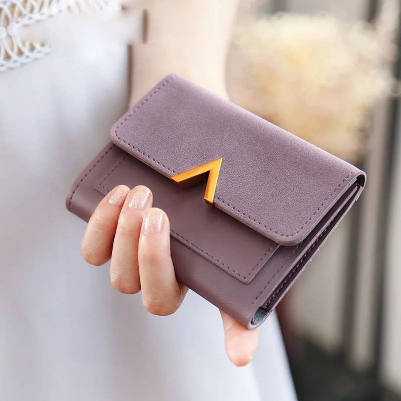 Кошелек дневного сцепления Trifold женский кошелек ID держатель для монет карты мини