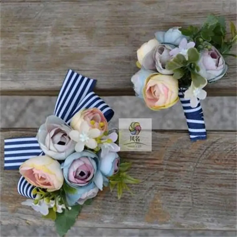 2 шт./лот свадебная бутоньерка для жениха крестного отца брошь аксессуары корсажа