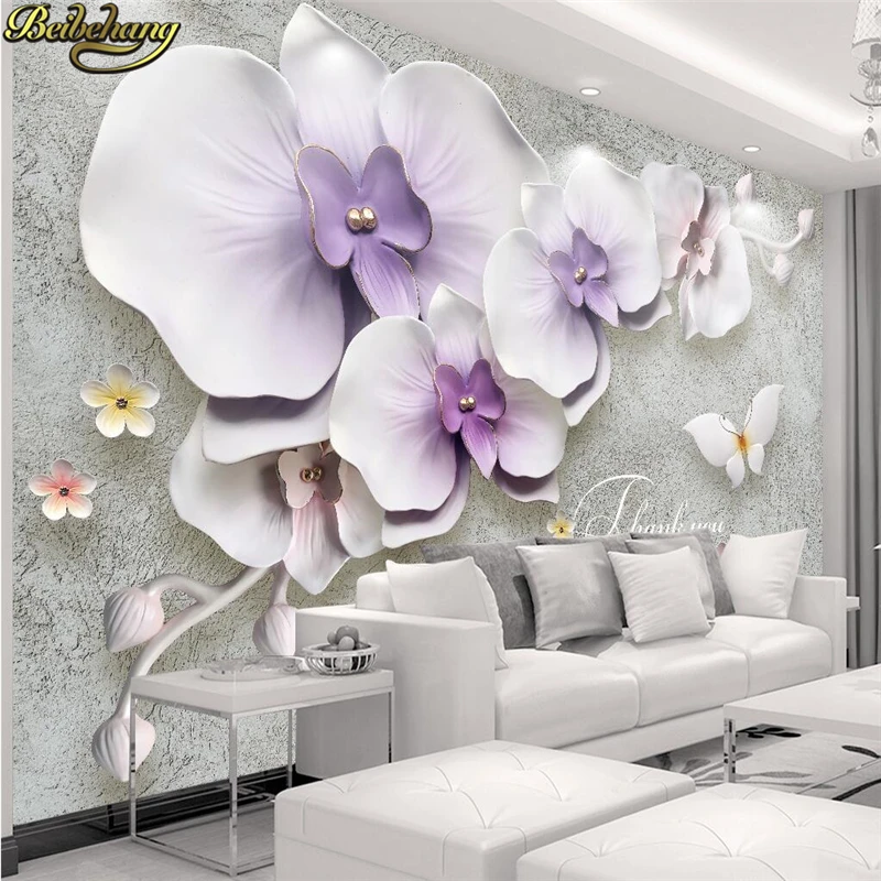 Фотообои beibehang papel de parede 3d на заказ фаленопсис фото Настенные обои для стен