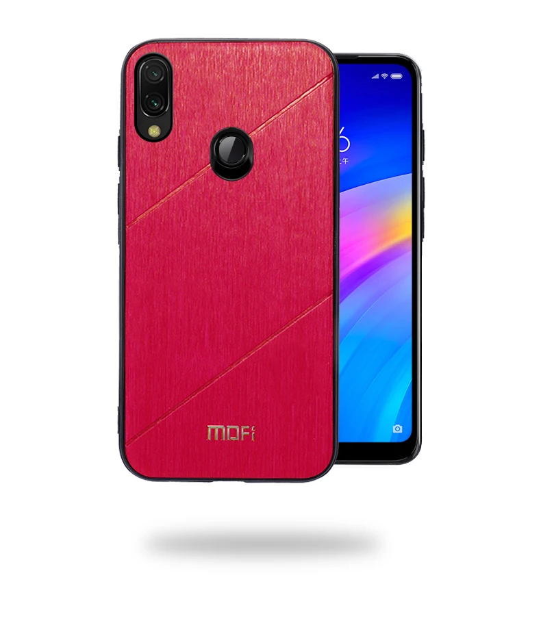 Для xiaomi redmi 7 чехол Защитный чехол для задней крышки Силиконовый противоударный черный чехол MOFi redmi 7 pro чехол s