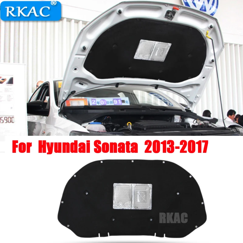 Автомобильный Стайлинг 1 шт. для hyundai Sonata 2013 2017 изоляция капота двигателя хлопок