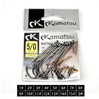 Рыболовный крючок FISH KING из высокоуглеродистой стали колючий рыболовный крючок, 1-10, 10 шт., 50-10, 5 шт., с кольцом