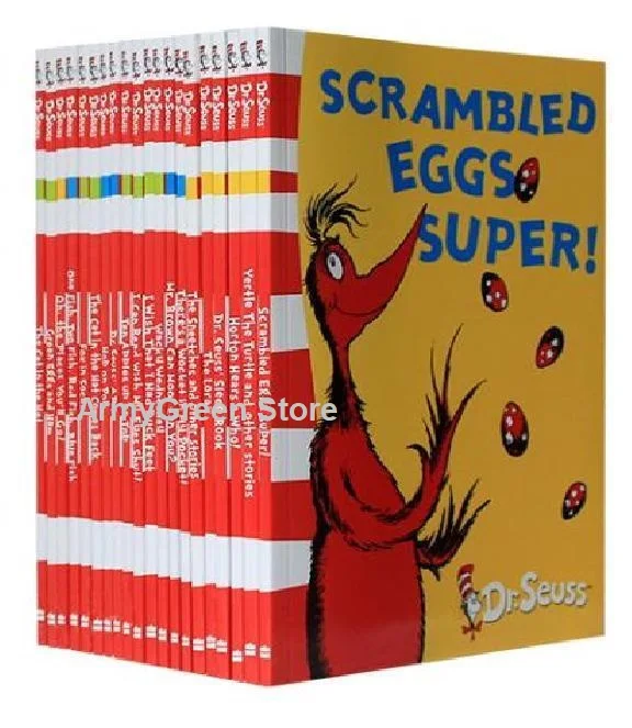 Серия Dr. Seuss, интересный сюжет, детская картина, английские книги, детский фестиваль, подарок, 20 книг на выбор