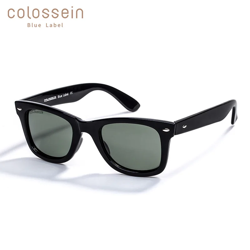 COLOSSEIN летние солнцезащитные очки простые из пластика для женщин мужчин