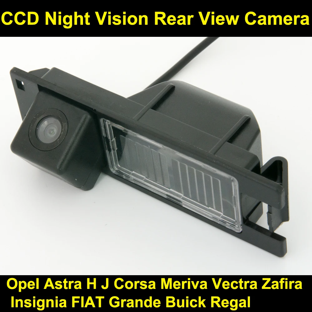 Водонепроницаемая CCD Автомобильная камера заднего вида для Opel Astra H J Corsa Meriva Vectra Zafira Insignia FIAT Grande Buick Regal Car 8039CCD