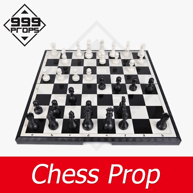 Chess Prop for escape room game put chessmen at the right place to unlock room escape mechanism 999PROPS