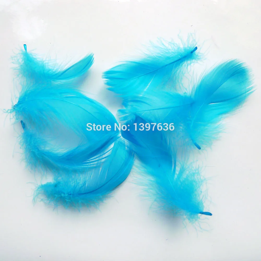 100 шт. натуральные гусиные перья 5 8 см|feather wedding hair accessories|feather shawlplume feather |