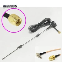 3g antenna 5dbi 800 2170 mhz magnetic base aerial 3m extension cable sma male sma female to crc9 male rg316 cable