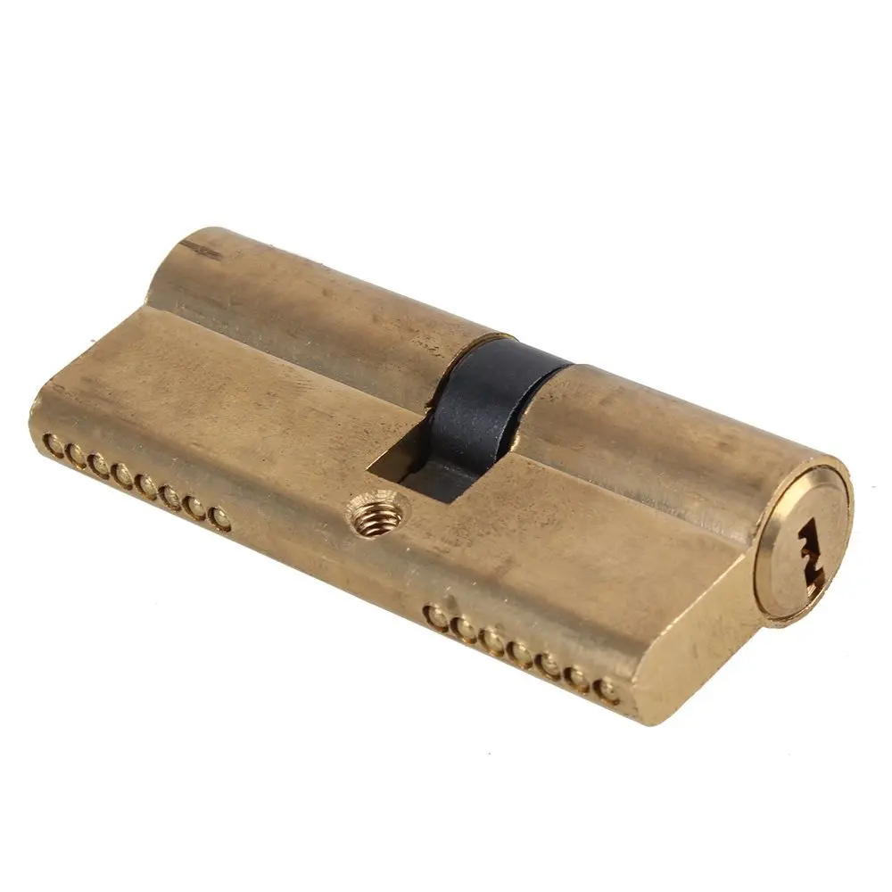 Евро профиль цилиндр 5 контактный замок латунная атласная никелевая отделка 75 мм