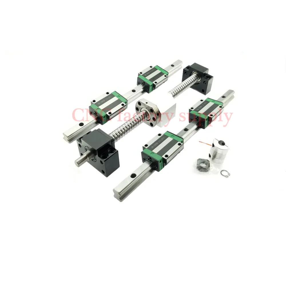 Запчасти для 3D печати фрезерный станок с ЧПУ SFU1605 700 800 SFU1204 L 950 1000 мм набор