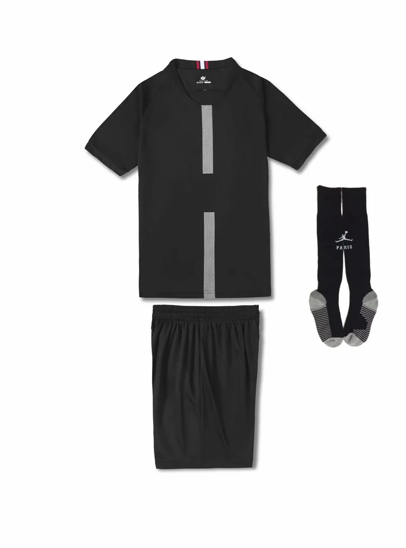 kids sets Комплекты для детей; Футбольная форма для мальчиков и девочек; спортивные костюмы для детей; молодежные тренировочные костюмы; комплект с носками с принтом под заказ - Цвет: kids sets