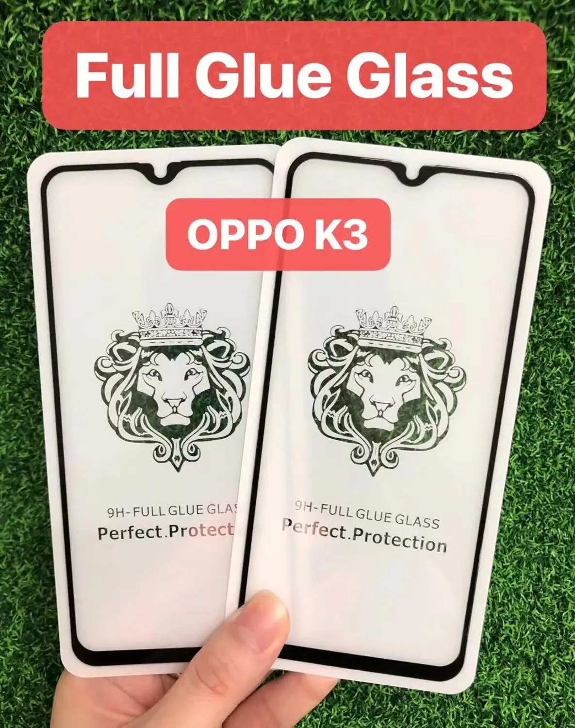 Защитная пленка для экрана из закаленного стекла с полным клеем Oppo Reno Lite K3 Realme X R9s