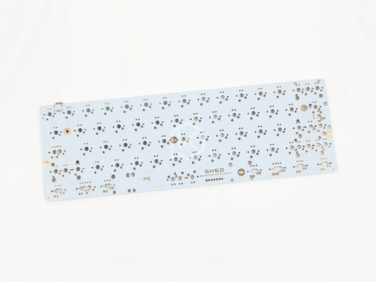 Сатана gh60 60% пользовательские механическая клавиатура комплект до tp 64 клавиши поддерживает TKG-TOOLS PCB GH60 60% запрограммирован gh60 kle - Цвет: Satan GH60 PCB x1