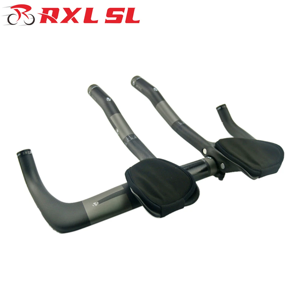 

RXL SL Cycling Handlebar Triathlon Bicycle Extender Carbon Road Bicycle TT Handle Bars Rest Put 3K Matt 2017 Carbon Aero Bars