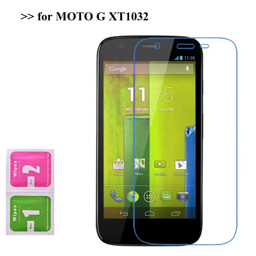 Комплект из 2 предметов для Moto G1 ультра тонкого мягкого Nano ударопрочный Экран