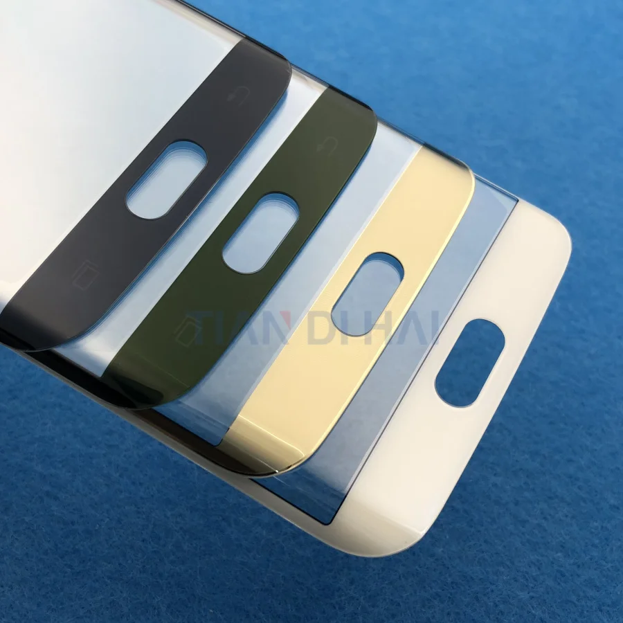 Передняя внешняя стеклянная крышка объектива Замена для Samsung Galaxy S6 Edge G925 G925F S7 Edge G935 G935F ЖК-стекло и B-7000 клей и инструмент