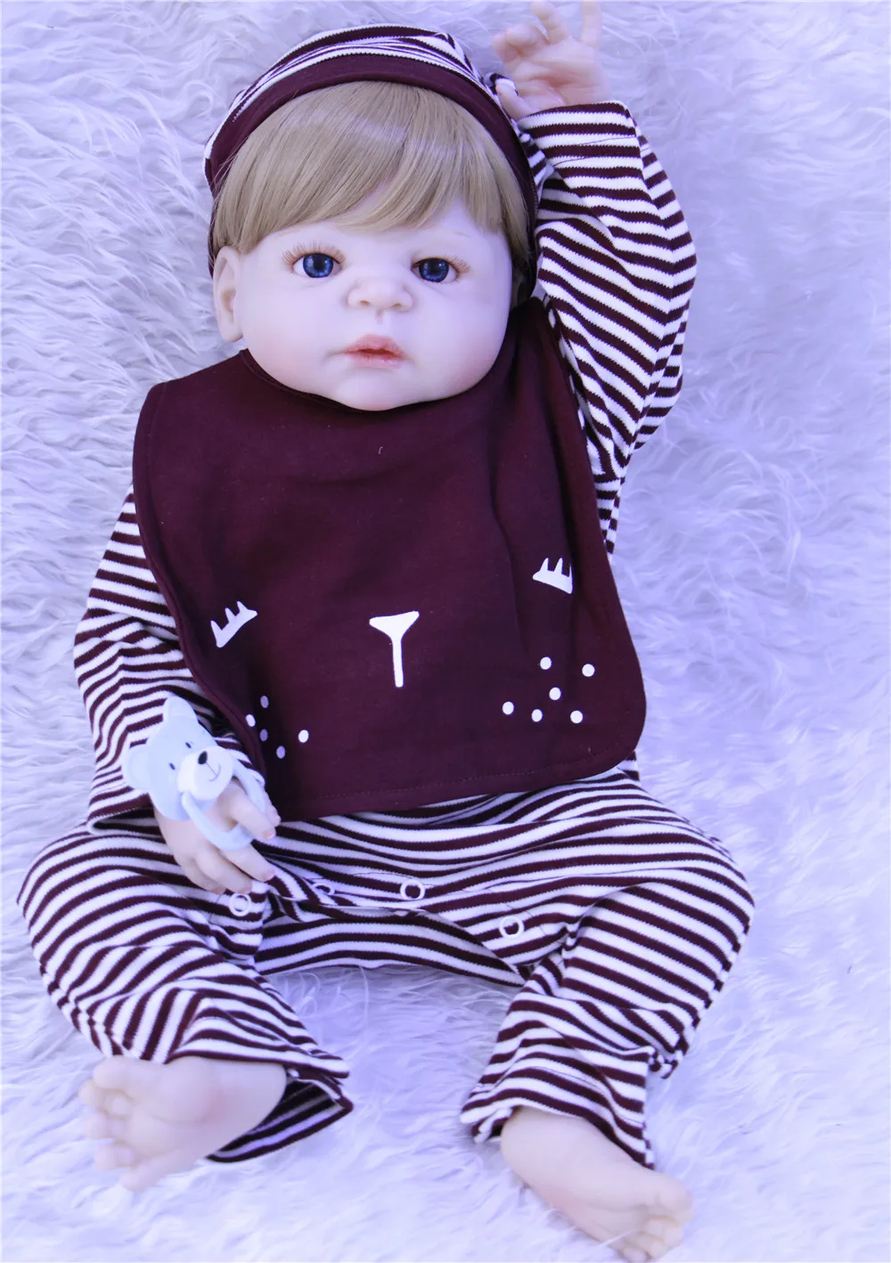 

DOLLMAI Artist handmade bebes girl reborn corpo de silicone inteiro realista vinyl boy doll toys for girls boneca babies gifts