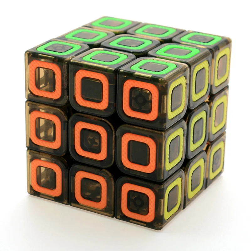color QiYi Dimension 5,7 см Профессиональный 3x3x3 куб скоростная головоломка для волшебной игрушки антистрессовый куб Neo Cubo Magico для детского образования - Цвет: color