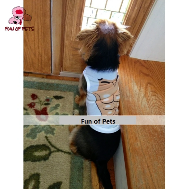 2017 полиэстер пикантное мышечное сексуальное бикини жилет для собак одежда