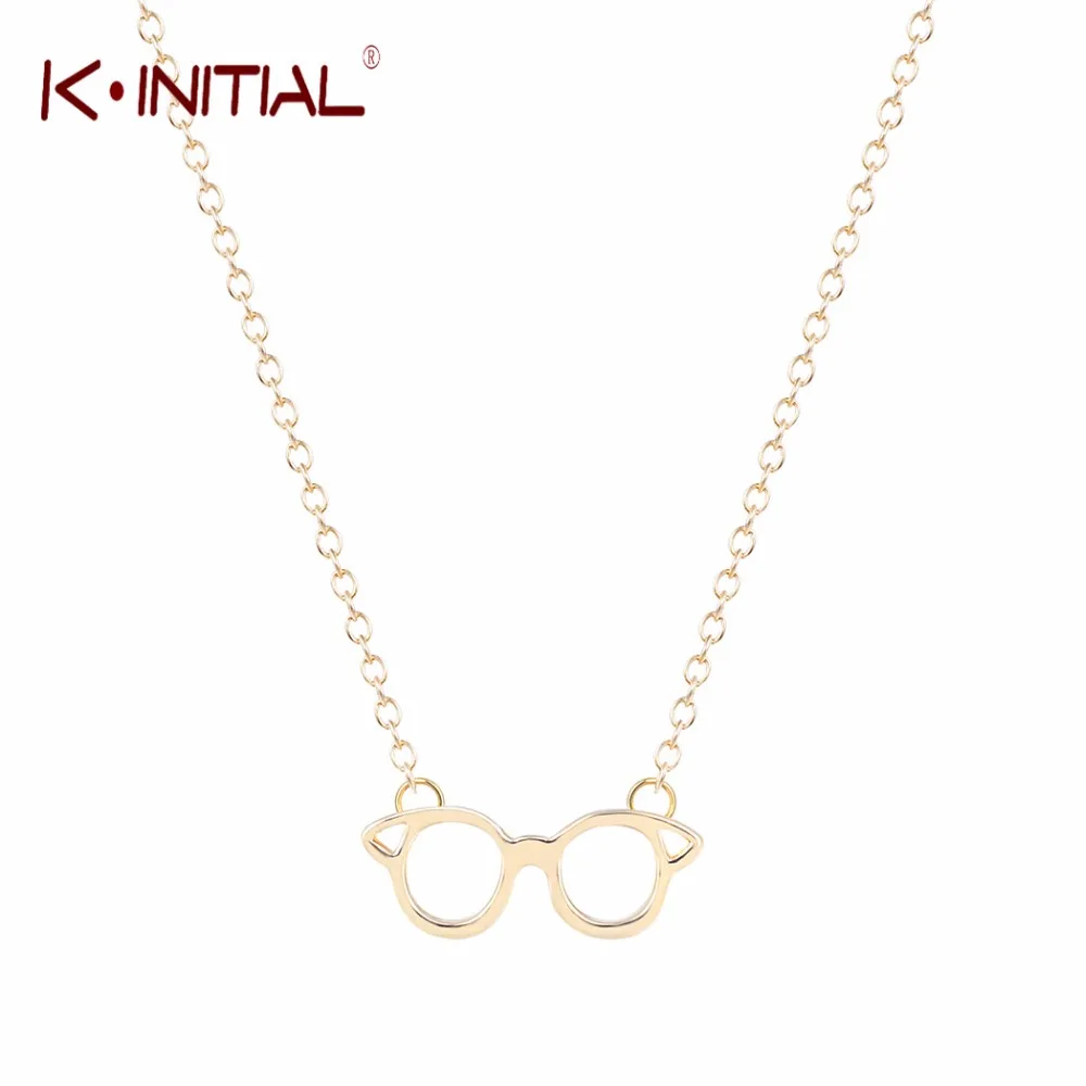 Kinitial колье подвеска в виде очков для женщин и девочек дайвинга|necklace women|pendant
