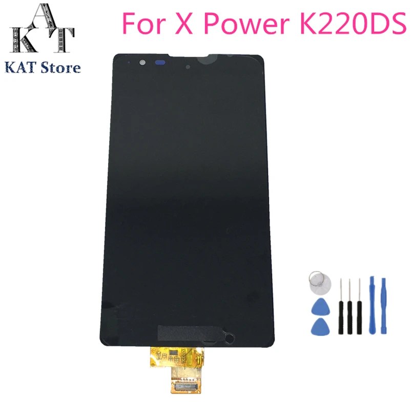 ЖК дисплей с сенсорным экраном 5 3 дюйма для LG X Power K220 K220F K220DS дигитайзером в сборе и