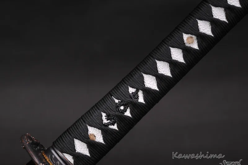 Японский меч из высокоуглеродистой стали, настоящая катана, Полный Тан, бритва, острый дракон, защита, золотые деревянные ножны-41 дюймов