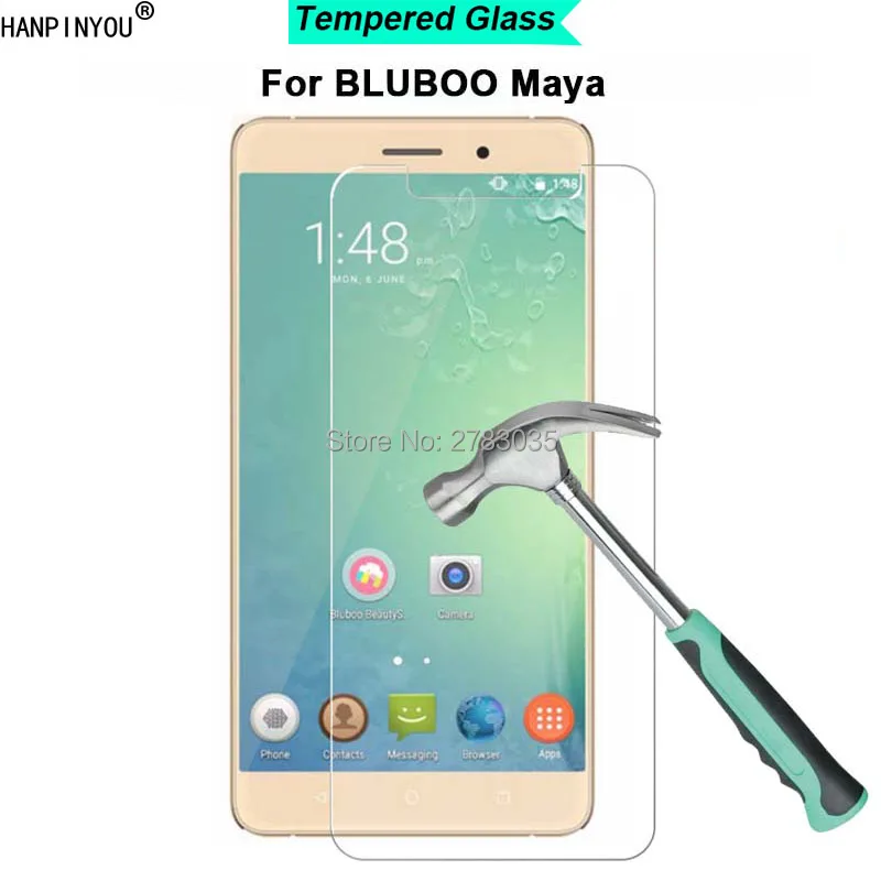 Для BLUBOO Maya 5 &quotНовинка твердость 9H 2.5D ультратонкое закаленное защитное
