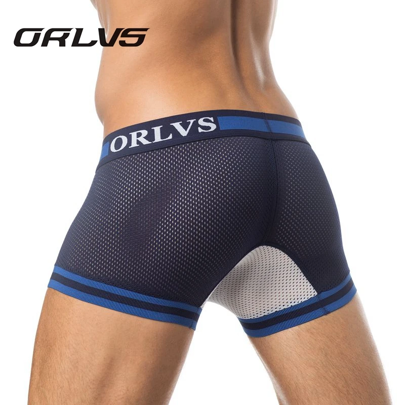 Бренд ORLVS новинка 2019 боксеры мужское нижнее белье сексуальные хлопковые