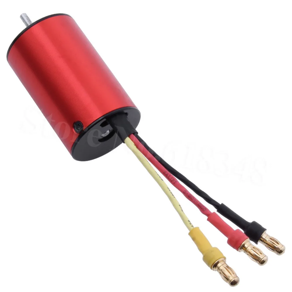 RC 2438 бесщеточный двигатель внутренний ротор 4200KV 4 полюсный 2 3 мм вал для 1/16 1/18