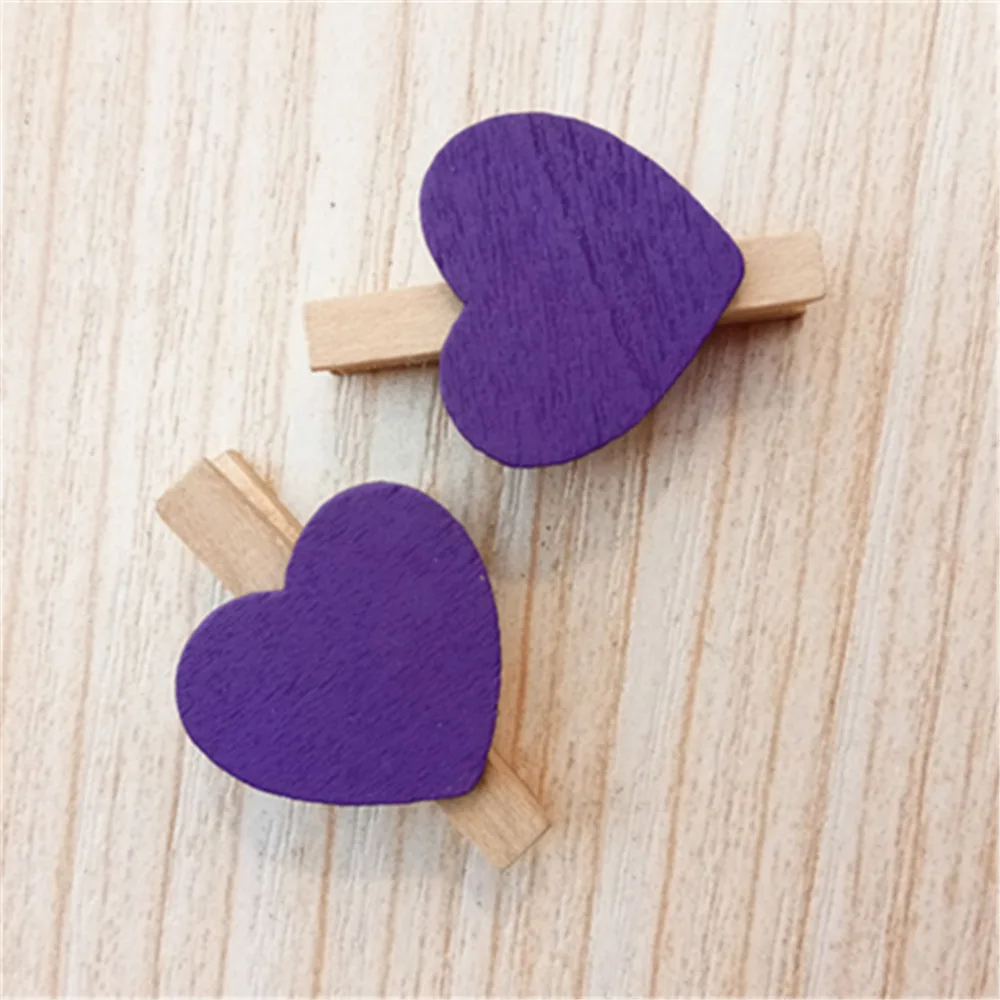 10 шт. деревянные зажимы для одежды в форме сердца | Дом и сад