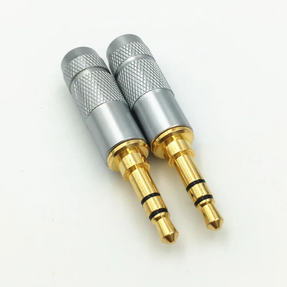 10 шт. позолоченные наушники 3 5 мм полюса|connector diy|connector 3connector 3.5mm |