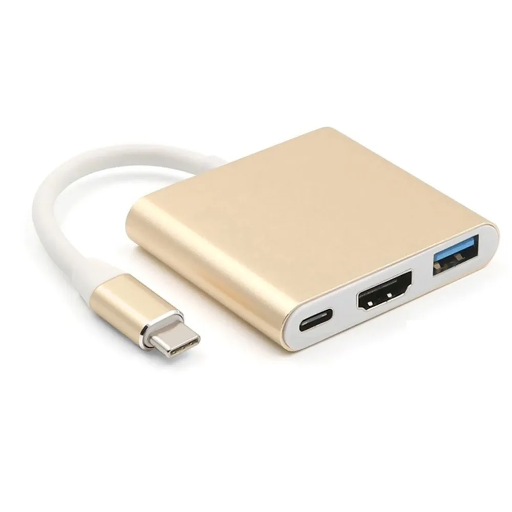 Usb type C к HDMI USB 3 0 адаптер для зарядки конвертер 1 концентратор MacBook Pro Pixel huawei