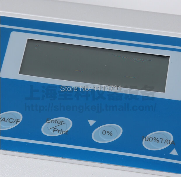 752N модель UV VIS спектрофотометр лабораторный 220 В Длина волны 200 1000 нм|spectrophotometer