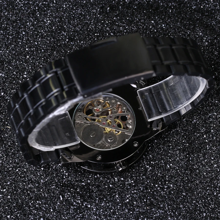 Мужские механические часы скелетоны из нержавеющей стали|watch tourbillon|watch chronometerwatch