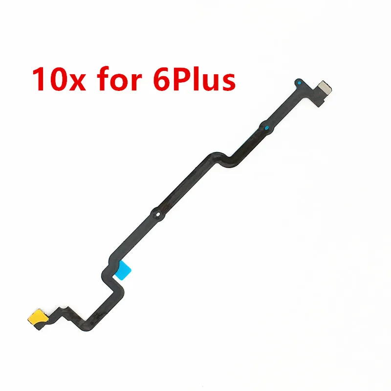10 for 6P long Cable AliSunny 10 шт. Задняя панель для iPhone 6 4,7 ''Plus 6Plus 6G ЖК-дисплей металлическая задняя пластина щит домашняя кнопка удлиняет длинные детали гибкого кабеля - Цвет: 10 for 6P long Cable
