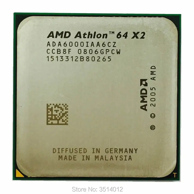 Двухъядерный процессор AMD Athlon 64X2 6000+ X2 6000 3,0 ГГц ada6000ia6cz Socket AM2