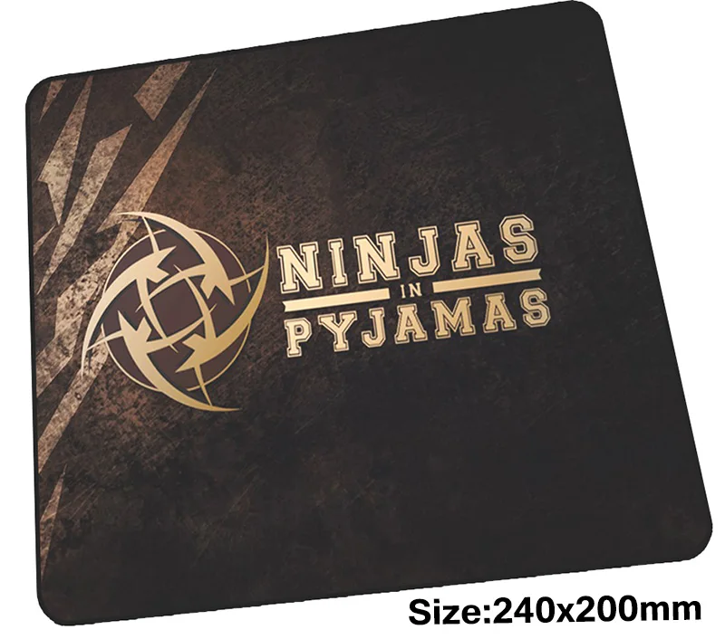 ninjas in pyjamas mouse pad gamer 240x200mm  notbook mouse mat HD pattern gaming mousepad cool new pad mouse PC desk padmouse