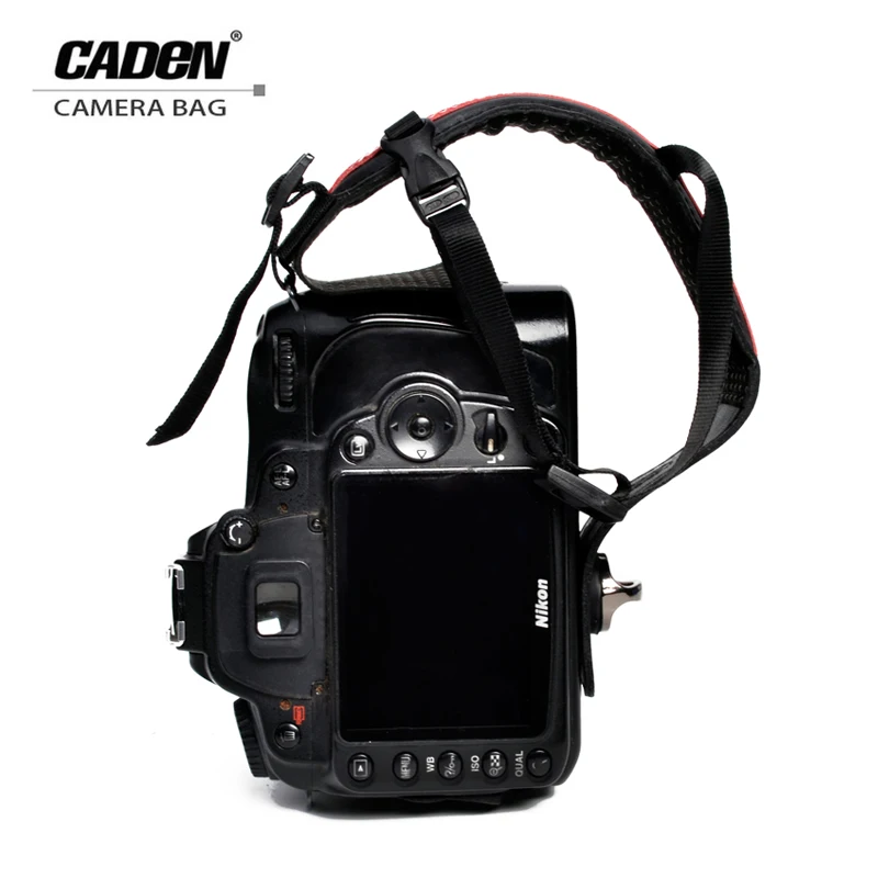CADeN ремешок на запястье для камеры черный/красный ремень для камеры DSLR sony Canon Nikon Pentax Panasonic аксессуары Запчасти H21