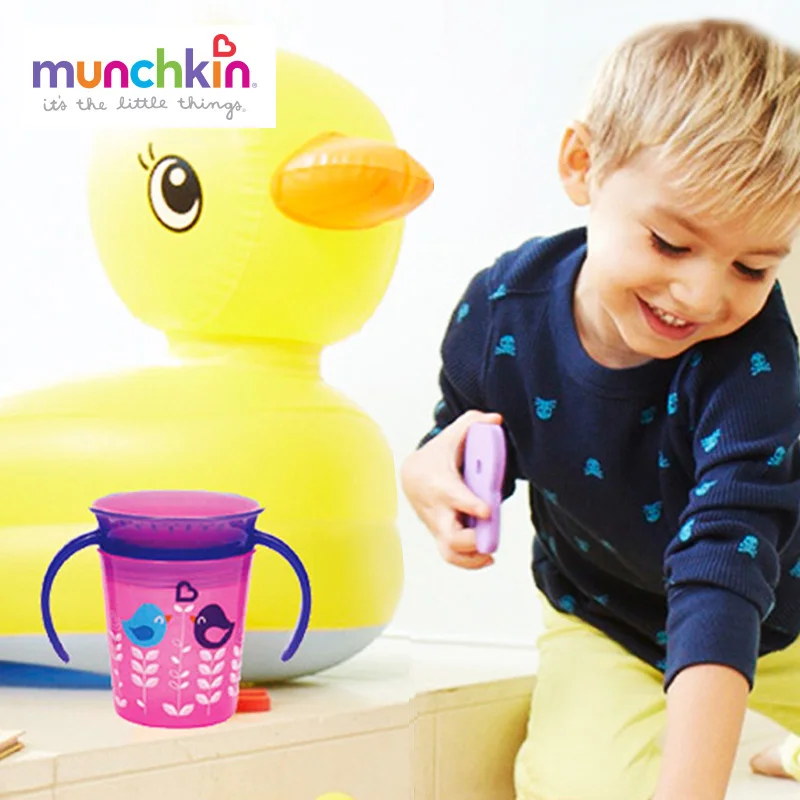 Munchkin Miracle 360 тренировочная чашка для маленьких мальчиков и девочек детская BPA