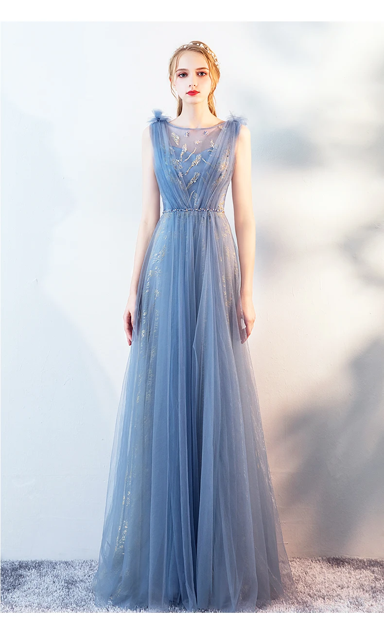 Вечернее платье для женщин элегантные вечерние платья 2020 Длинные тюлевые