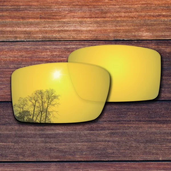 24K Gold Mirror OOWLIT поляризованные Сменные линзы для-солнцезащитные очки Oakley Gascan солнцезащитные очки с оправой-сорта - Цвет линз: 24K Gold Mirror