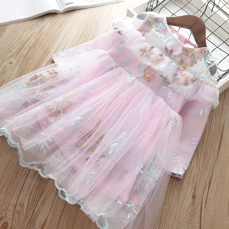 New Girls Dress Elegant 2019 Spring Flower Dresses Kids Little Girl Clothes Toddler 4 5 6 year Birthday Princess Beautiful | Детская